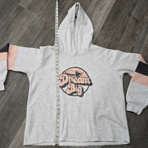 Sport Shuttle DREAM BIG Pullover Graphic NASA Souvenir Kangaroo Sweater Hoodie - Picture 7 of 8